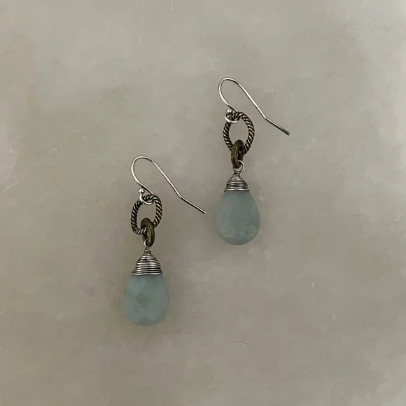 NWOT Sundance Amazonite Earrings - Picture 1 of 6
